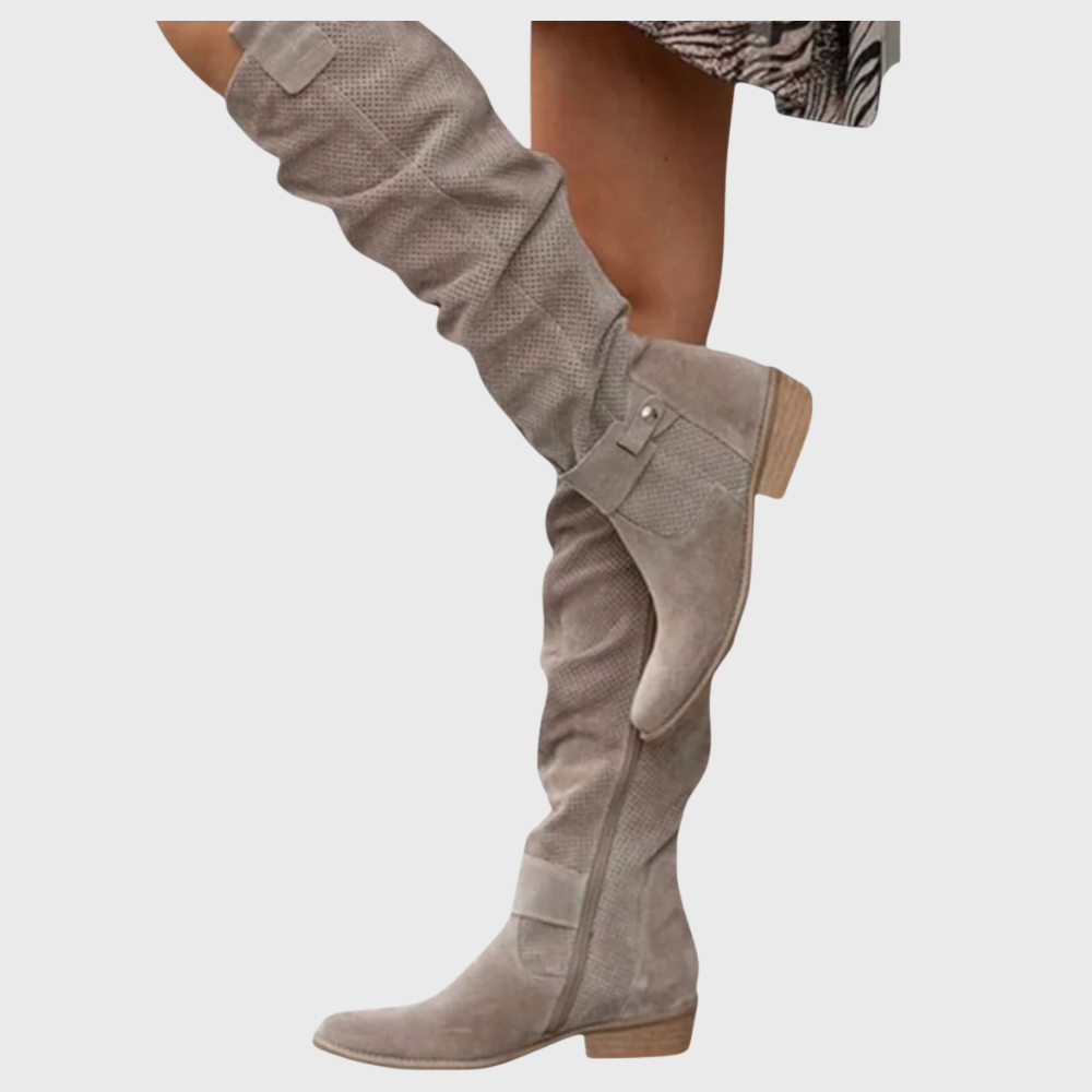 Estela | Suede Over-The-Knee Boots