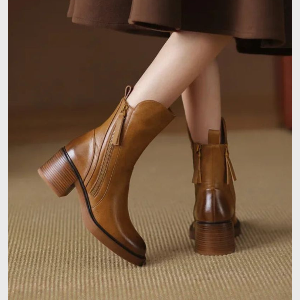 Aveline | Zeitlose Lederstiefel